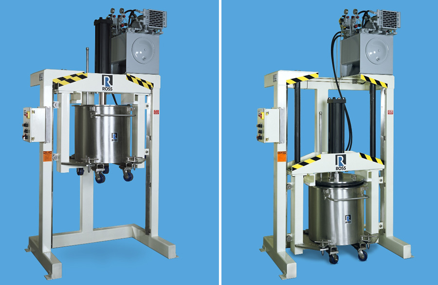 ROSS Plate Discharge Systems in elevated configuration